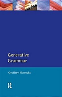 GENERATIVE GRAMMAR (Hardcover)