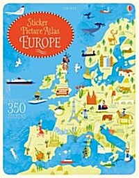 Sticker Picture Atlas of Europe (Paperback)