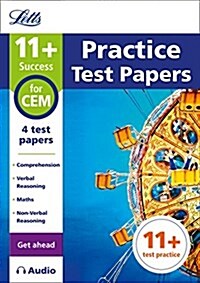 11+ Practice Test Papers (Get Ahead) for the CEM Tests Inc. Audio Download (Paperback)