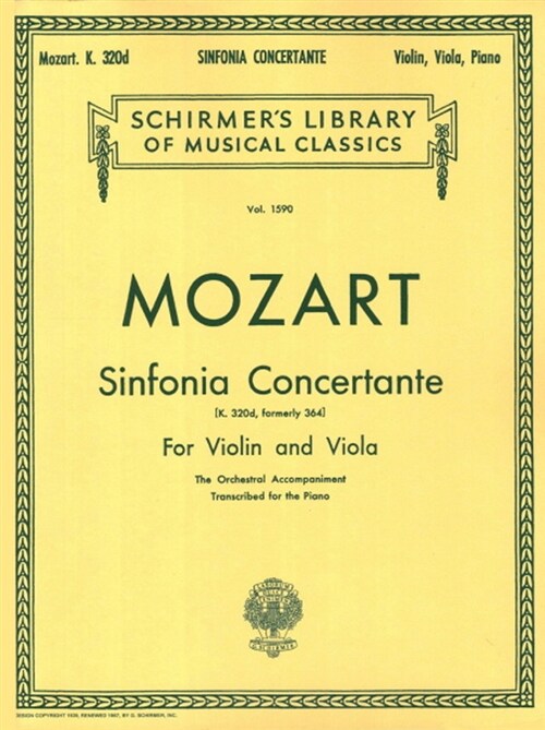 Mozart : Violin Sinfonia Concertante