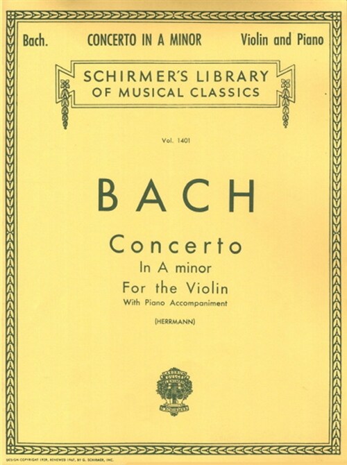 Bach : Violin Concerto in A Minor