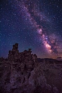 Milky Way in the Night Sky at Mono Lake California USA Journal: 150 Page Lined Notebook/Diary (Paperback)