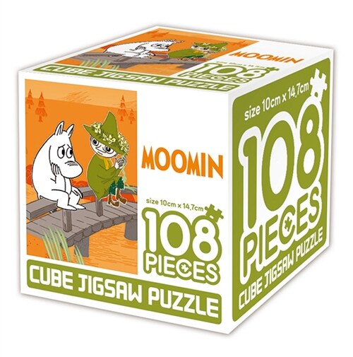 무민 큐브 직소퍼즐 108조각 : 무민과 스너프킨