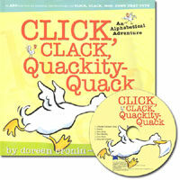 노부영 Click, Clack, Quackity-Quack, An Alphabetic (원서 & CD) (Hardcover) - 노래부르는 영어동화