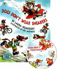 노부영 Dogs Dont Wear Sneakers (원서 & CD) (Paperback) - 노래부르는 영어동화