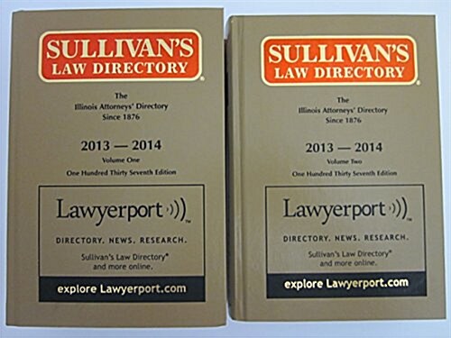 Sullivans Law Directory 2013 - 2014 (Hardcover, 137th, Annual)