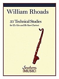 35 Technical Studies: Alto or Bass Clarinet (Paperback)