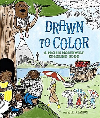 Drawn to Color: A Pacific Northwest Coloring Book (Paperback)