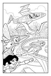 DC Super Hero Girls: A Kids Coloring Book (Paperback)