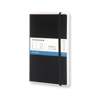 Moleskine Smart Paper Tablet, Large, Black, Dotted, Hard Cover (5 X 8.25) (Hardcover)