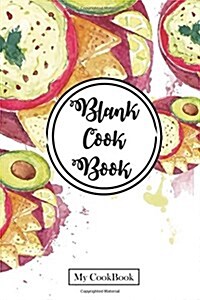 Blank Cookbook: Recipe Journal From My Kitchen, 6 x 9,104 pages: Watercolor Kinetic Dinner (Paperback)