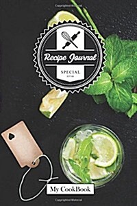 Recipe Journal: Blank Cookbook To Write In, 6 x 9,104 pages: Healthy Diet Green Smoothies (Paperback)