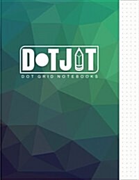 Dot Jot Dot Grid Notebook: Low Poly Triangle Design, 50 Pages, 8.5 X 11 (Journal, Diary) (Dotted Graph Paper) (Paperback)