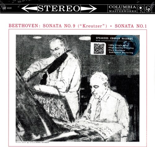 [수입] 베토벤 : 바이올린 소나타 9번 크로이처, 바이올린 소나타 1번 [180g LP]