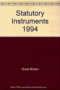 Statutory Instruments - Bound Volumes Sections 1-4, 1st September - 31st December 1994 (Hardcover)