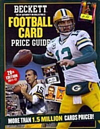 Beckett Football Card Price Guide 2011-12 (Paperback, 28th)