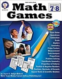 Math Games, Grades 7 - 8 (Paperback)