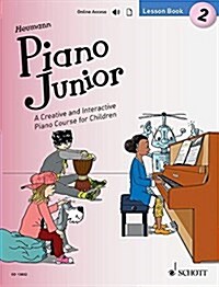 Piano Junior - Lesson Book 2 : A Creative and Interactive Piano Course for Children (Paperback)