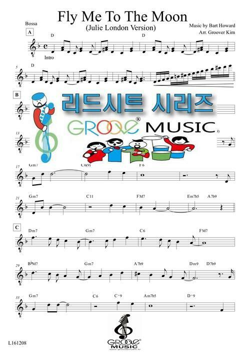 Fly Me To The Moon(플라이미투더문) 리드악보 F키 - 리드시트 시리즈