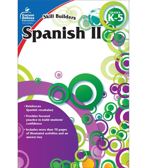 Spanish II, Grades K - 5 (Skill Builders), Grades K - 5 (Paperback)