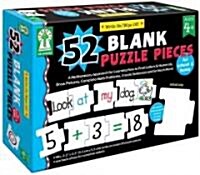 Write-On/Wipe-Off: 52 Blank Puzzle Pieces (Other)