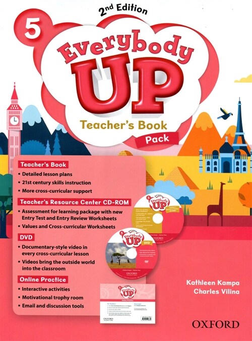 Everybody Up 5 : Teachers Book with DVD & Online Practice and TR CD-Rom (Package, 2 Revised edition)