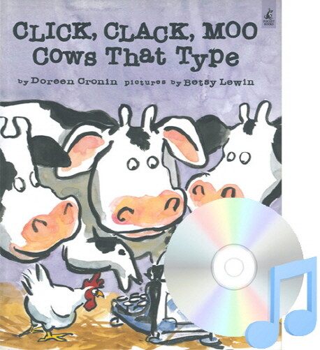 Pictory Set Step 3-02 : Click, Clack, Moo Cows that Type (Paperback + Audio CD)