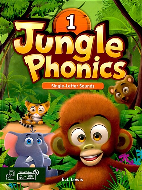 [중고] Jungle Phonics 1 Student Book (Book + MP3 download)