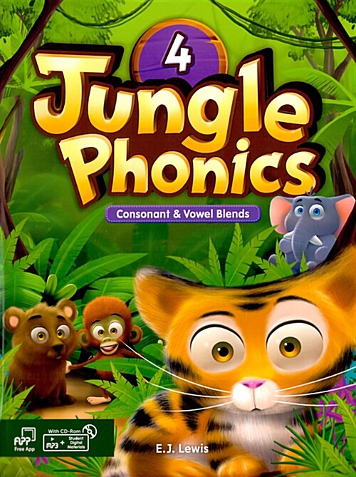 [중고] Jungle Phonics 4 Student Book (Book + MP3 CD + Class Booster)
