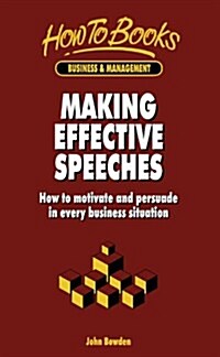 Making Effective Speeches (Paperback)