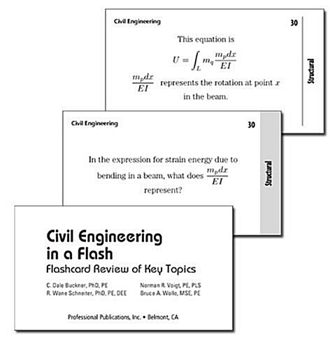 Civil Engineering In A Flash (Paperback, BOX, LTF, CR)