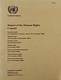 Report of the Human Rights Council (Paperback)