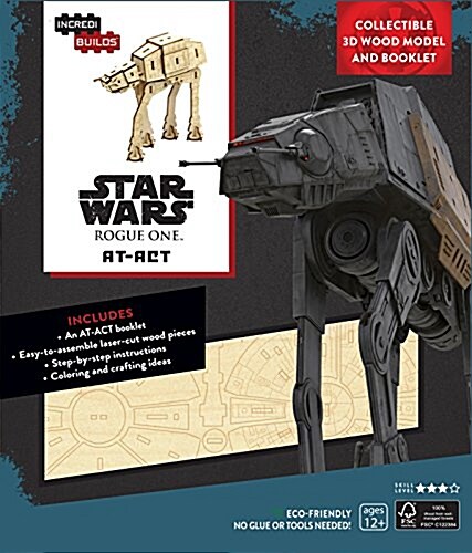 INCREDIBUILDS: STAR WARS: AT-ACT 3D WOOD MODEL (Book)