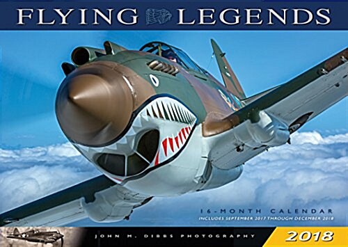 Flying Legends 2018: 16 Month Calendar Includes September 2017 Through December 2018 (Other)