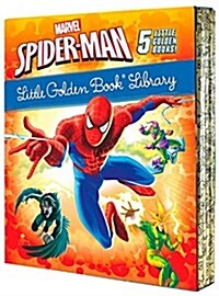 Spider-Man Little Golden Book Library (Marvel): Spider-Man!; Trapped by the Green Goblin; The Big Freeze!; High Voltage!; Night of the Vulture! (Hardcover)