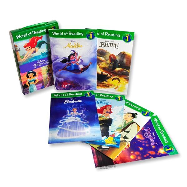 [중고] World of Reading Disney Princess Level 1 Boxed Set: Level 1 (Boxed Set)