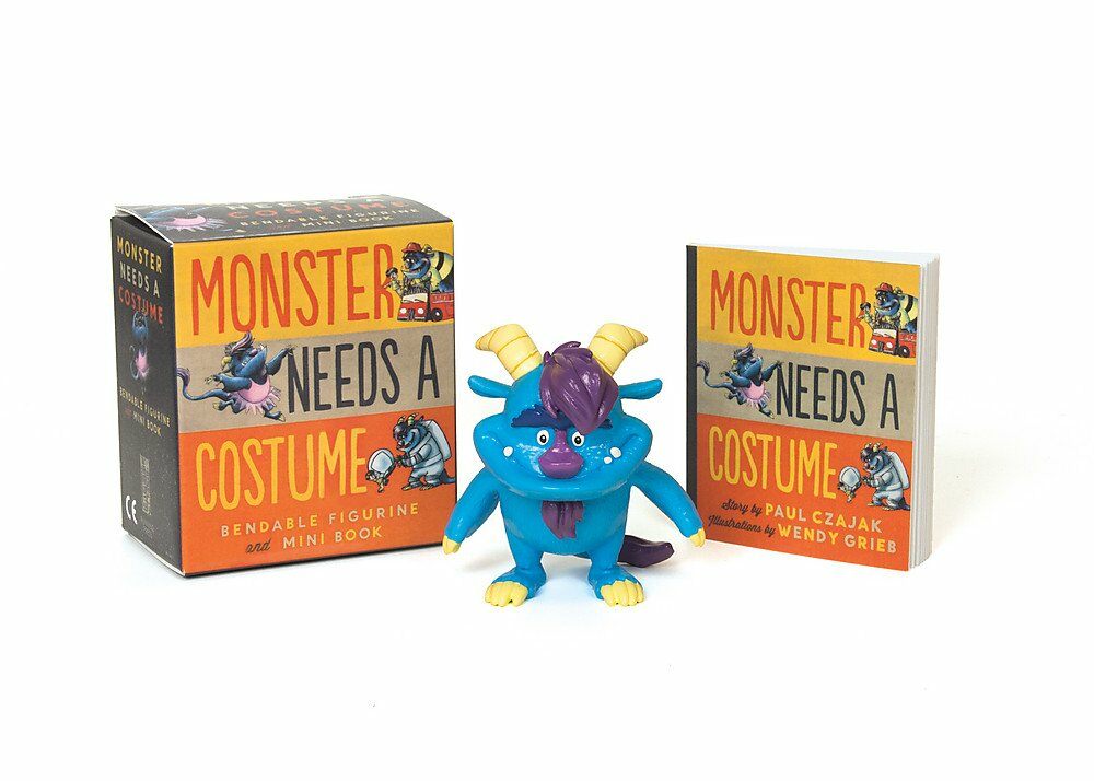 Monster Needs a Costume: Bendable Figurine and Mini Book [With Collectible, Bendable Monster Figurine and 32-Page Illustrated Mini Book] (Other)