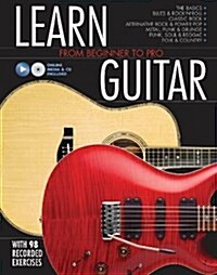 Learn Guitar: From Beginner to Pro (Hardcover)