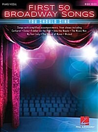 First 50 Broadway Songs You Should Sing: High Voice (Paperback)