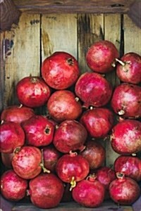 Ripe Pomegranates in a Wooden Crate Journal: 150 Page Lined Notebook/Diary (Paperback)