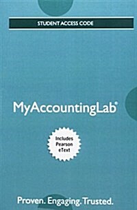 Myaccountinglab with Pearson Etext -- Access Card -- For Horngrens Accounting (Hardcover, 12)