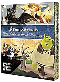 DreamWorks Little Golden Book Library 5-Book Boxed Set: How to Train Your Dragon; Kung Fu Panda; Madagascar; Puss in Boots; Shrek (Hardcover)