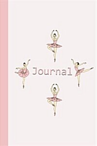 Journal: Think Positive (Pink and Aqua) 6x9 - LINED JOURNAL - Writing journal with blank lined pages (Paperback)