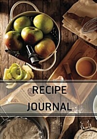 Recipe Journal: Blank Cookbook / Recipes & Notes with Index / 7x10: Diary, Cookbook, Recipe Journal (Paperback)