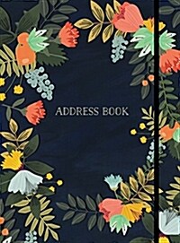 Address Book - Modern Floral Large (Paperback)
