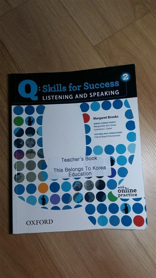 [중고] Q Skills for Success: Listening and Speaking 2: Student Book with Online Practice (Multiple-component retail product)