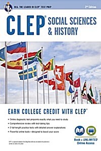 CLEP(R) Social Sciences & History Book + Online, 2nd Ed. (Paperback, 2, Second Edition)