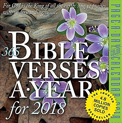 365 Bible Verses-A-Year Page-A-Day Calendar 2018 (Daily)