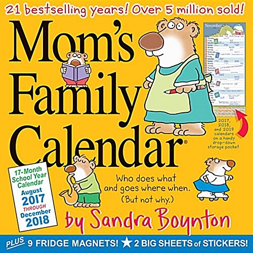Moms Family Wall Calendar 2018 (Wall)