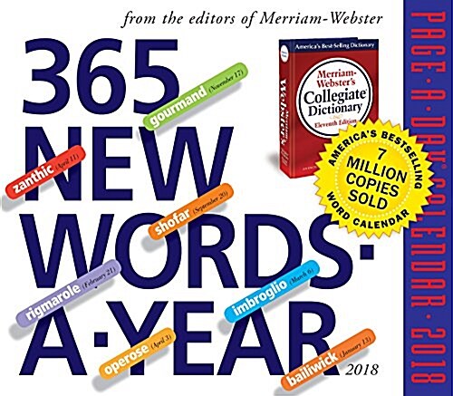 365 New Words-A-Year Page-A-Day Calendar (Daily, 2018)